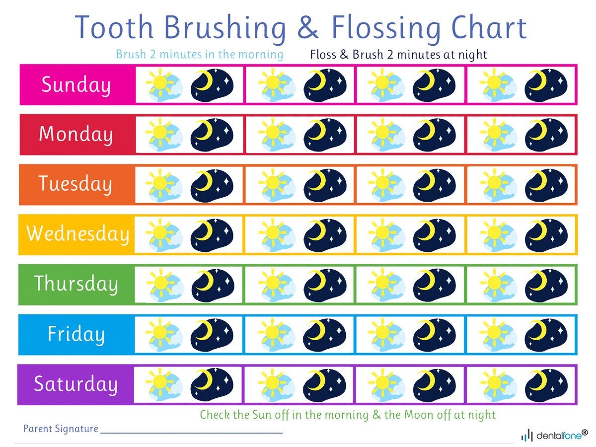 Brushing Chart Image